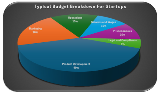 Startup budget breakdown